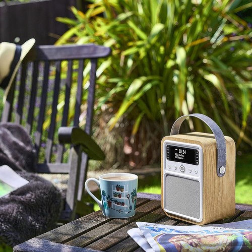 VQ Monty DAB+/UKW Radio mit Bluetooth, Wecker, USB & Akku, Tragbar - Bild 3 von 8