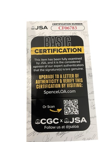 DAS GEBRAUCHTE SIGNIERTE AUTOGRAMM SELBSTBETITELT GERAHMT CD BERT MCCRACKEN +3 JSA CERT COA - Bild 6 von 6