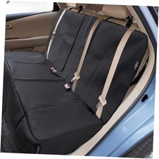 Black Waterproof Rear Bench Car Neoprene Padded Back Seat Cover for Cars, Car