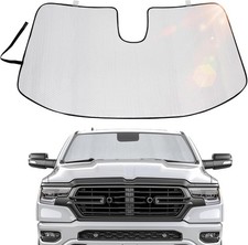 Windshield Sun Shade Compatible with Ram 1500 2500 3500 2019 2020 2021 2022 2023