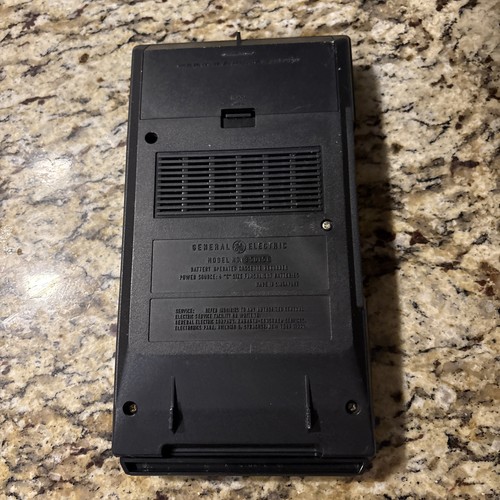 Vintage GE General Electric 3-5015C Cassette Tape Player/Recorder - Picture 10 of 12