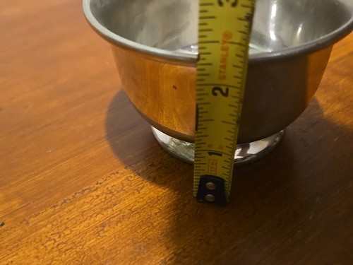 Pewter Lot Of Small Bowl Frog And Cup Made In England For Smith - Picture 7 of 15