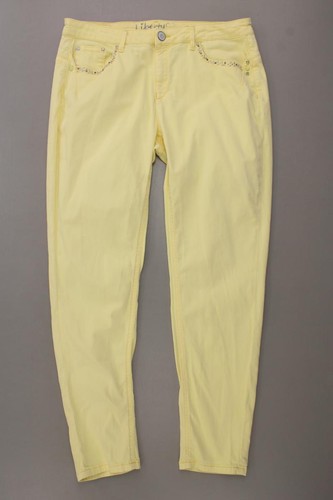 ✅ Liberty Hose für Damen Gr. 42, L gelb aus Baumwolle ✅