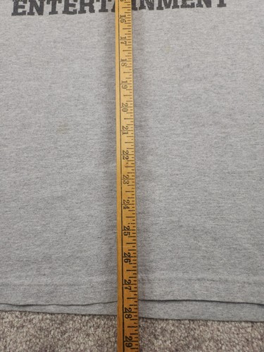 Vintage WWE Wrestling T Shirt Mens Large Grey Double Sided Property Of - Picture 15 of 17
