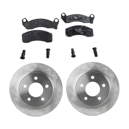 Brake Disc and Pad Kit For 1992-1994 Ford Crown Victoria Front - Picture 1 of 9