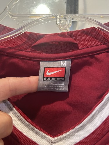 Vintage Nike University Of Alabama Crimson Tide Windbreaker Pullover Size Medium - Bild 3 von 9