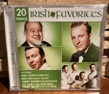 20 Irish Favorites: Bing Crosby, Clancy Bros, Burl Ives, Tommy Makem 2018 NEW CD