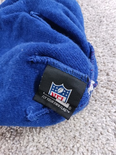 NFL New Era NY Giants Herren Mütze Beanie blau rot mit Bommel Acrylmischung - Bild 4 von 8