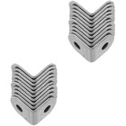  2 Pack Brackets Angle Fasten Connector Right Clamp Cabinet Shelf