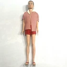 Vintage 1960s Mattel Ken DOLL Brunette Painted Hair Straight Leg in OG Swimsuit⛱