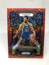 2023-24 Panini Prizm Red Sparkle Prizm Andrew Wiggins #83