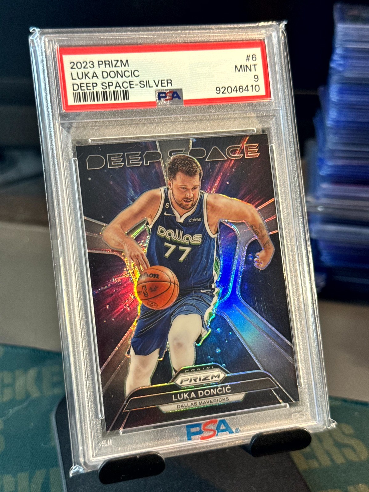2023-24 Panini Prizm - Deep Space Luka Doncic #6 Silver Prizm