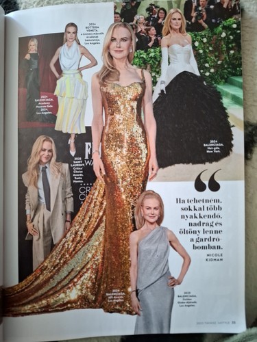 Nicole Kidman,Paul Mescal,Harris Dickinson,Glen Powell,Hungarian magazine 2025 - Picture 2 of 11