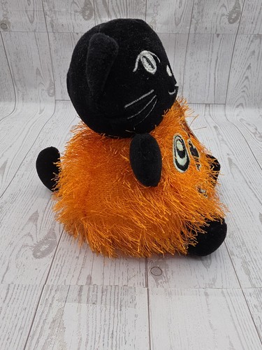 Aurora Black Cat In A Pumpkin Plush - Picture 4 of 9
