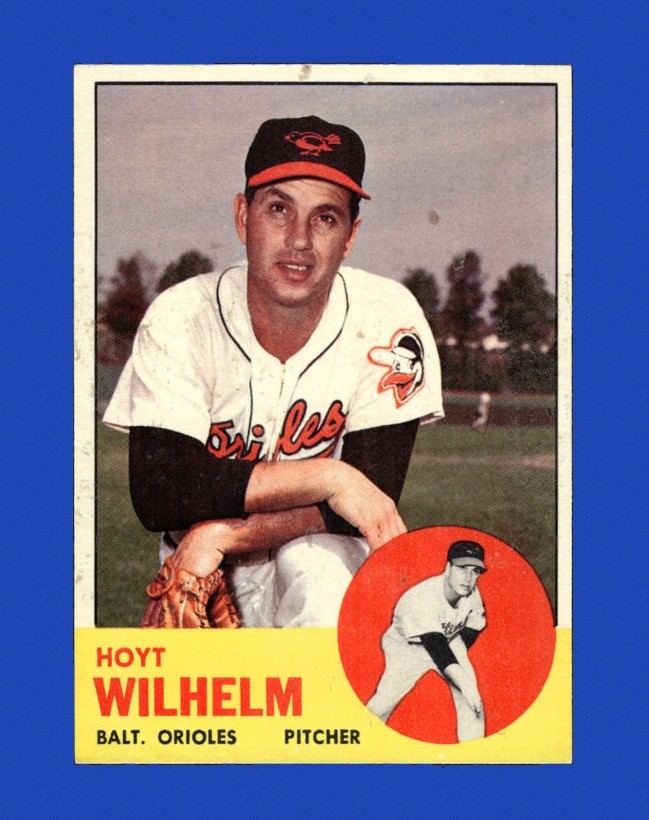 1963 Topps Set-Break #108 Hoyt Wilhelm EX-EXMINT *GMCARDS*