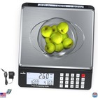 30KG (66LB) Price Scale - Dual LCD, Stainless Steel Countertop for Weighing