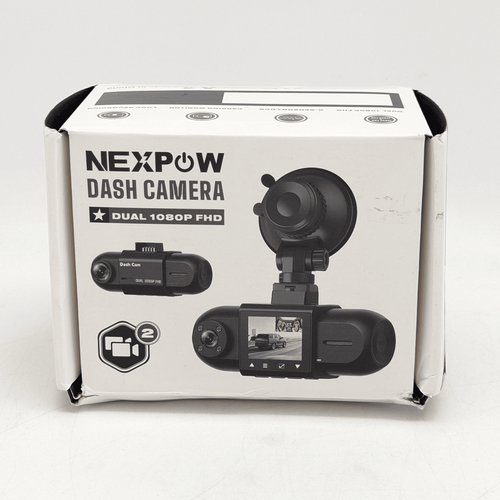 NEXPOW Dash Camera Dual 1080P FHD with G-Sensor Lock & Parking Monitor
