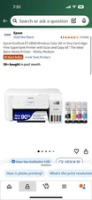 Epson EcoTank ET-2800 Color Inkjet All-In-One Printer - White