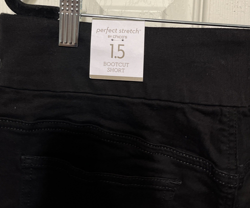 Chico's Black Perfect Stretch Nicky Boot Jeans Size 1.5 Short (10)NWT - Picture 11 of 11