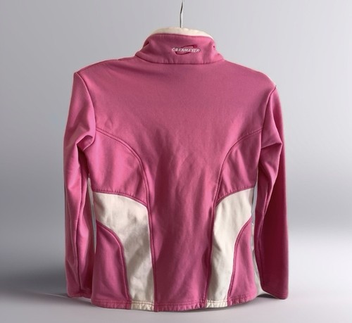 Obermeyer Fleece Pullover 1/4 zip Jacket Womens Medium Pink Ski Outdoor Skating - Picture 3 of 4