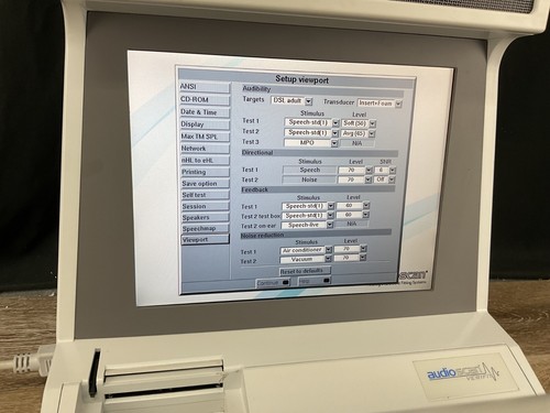 Analizador de audífonos de oído real Audioscan Verifit 2325 modelo VF-1 con cámara de prueba - Imagen 3 de 3