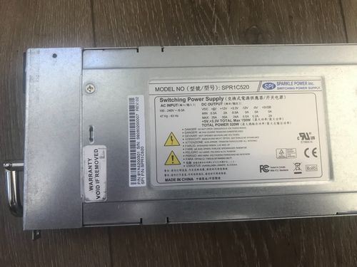 SPI Sparkle Power SPR1C520 520W Switching 1U Power Supply - Picture 2 of 5