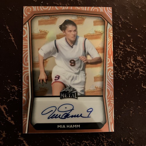 Mia Hamm 2024 Leaf Metal Autograph Team USA Auto #’d 3/3 H340