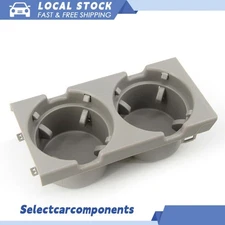 51168217953 Fits For BMW E46 Black Front Center Console Cup Holder Coin Holder