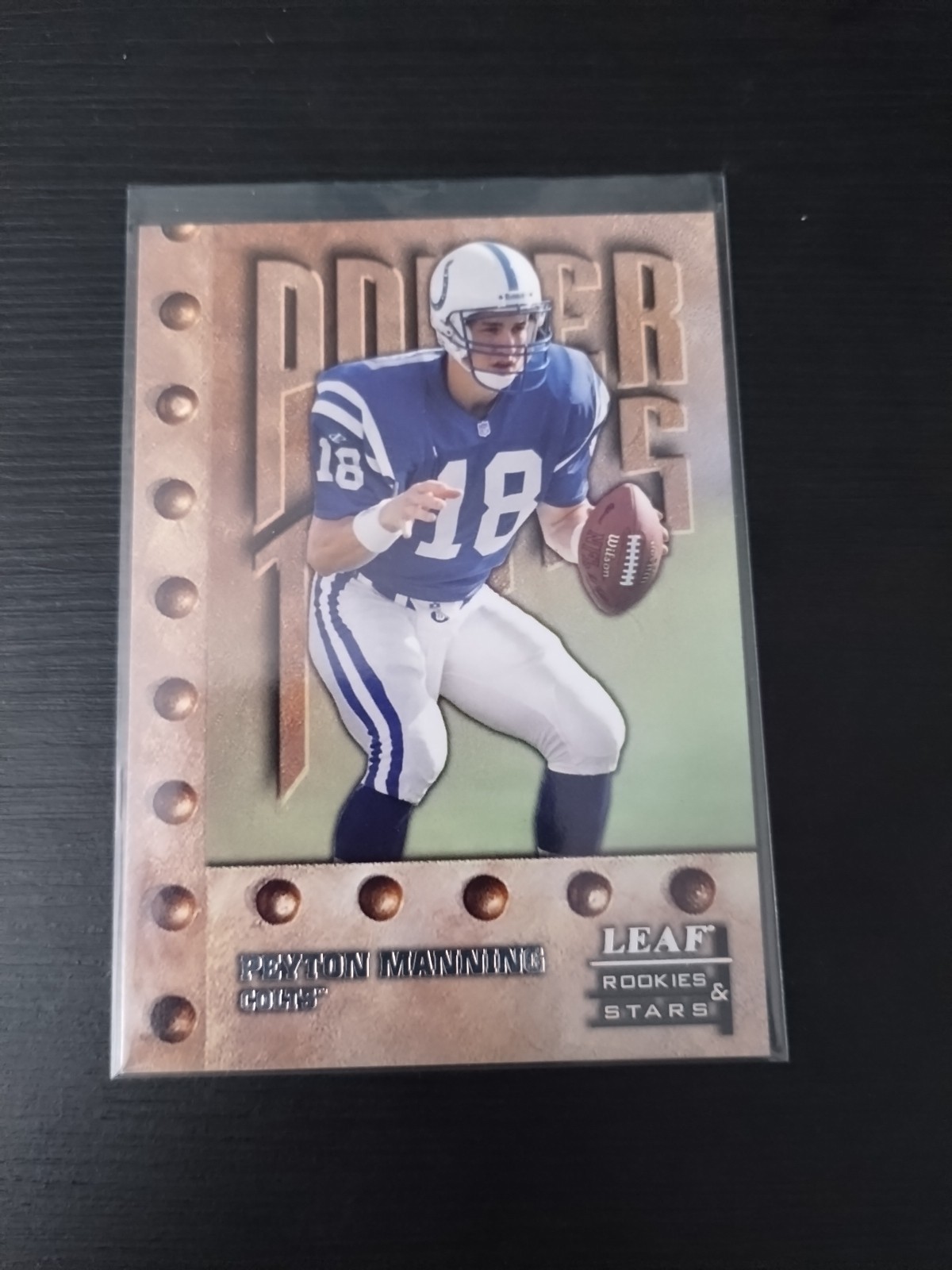 1998 Leaf Rookies & Stars - Power Tools Peyton Manning #270 (RC)