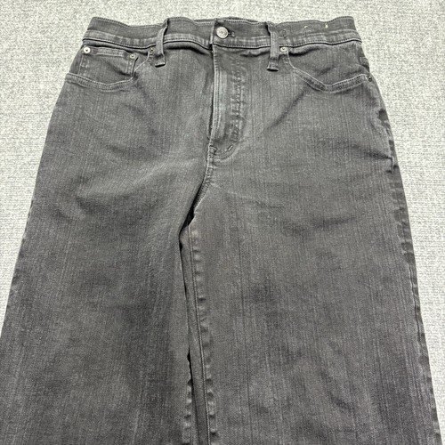 Madewell Jeans Womens 31 (32x28) Black Perfect Vintage Wide Leg Skater Baggy - Picture 11 of 14