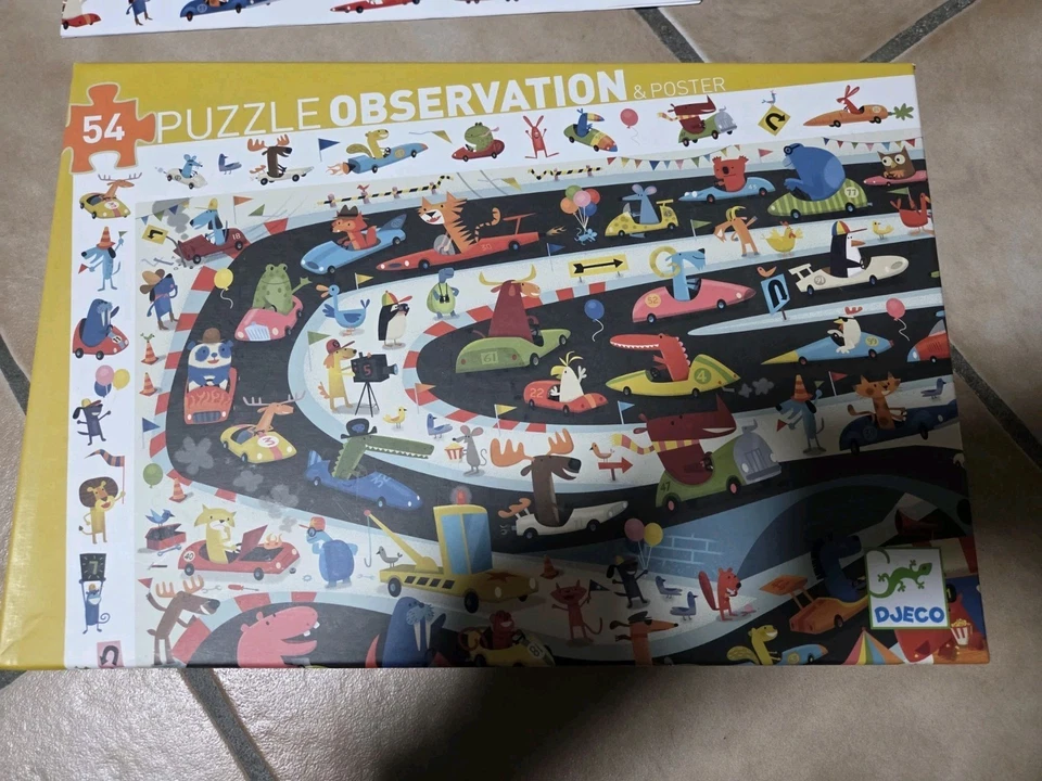 Puzzle Observation - Straße Der Tiere 54 Teile - Bild 1 von 3