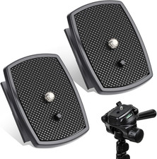2 PCS Universal 43X43Mm Quick Release Plate Set for Tripods with Screws