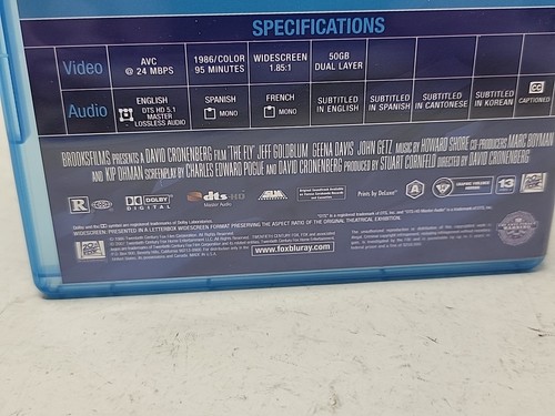 THE FLY - BLU-RAY - 1986 - Horror - Jeff Goldblum  - Bild 5 von 9