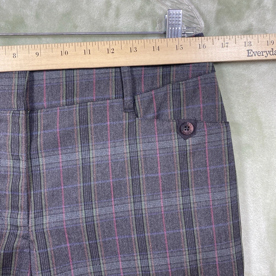 Pantalones Cortos de Golf Tehama Nancy Haley Para Mujer 10 32x12 Cuadros Elastizados Activos Foto 2 de 4