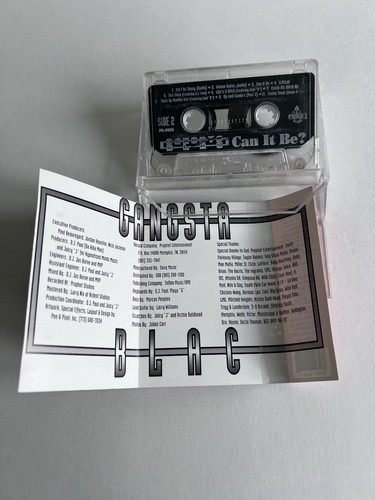 Gangsta Blac Can It Be Cassette Tape 1996 Three 6 Mafia Memphis Rap Project Pat - Imagen 11 de 18