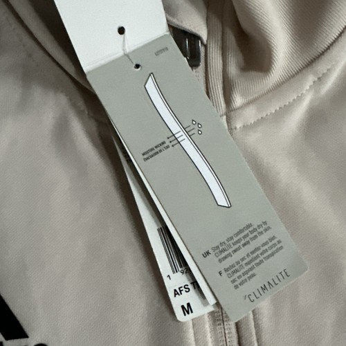ADIDAS "The Brand With The 3 Stripes" Ivory Track Zip Up Jacket Men's XL Adidas - Picture 7 of 12
