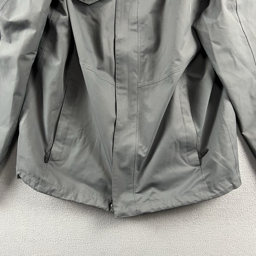 Home Depot Jacket Mens Small Gray Full Zip Rain Coat Employee Uniform Workwear - Picture 3 of 8