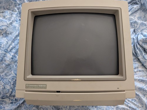Commodore 1084S Video Monitor – Working, Power Switch Fault, Untested on Compute - Picture 2 of 10