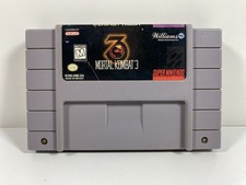 Mortal Kombat 3 (Super Nintendo SNES, 1995) Authentic & Tested