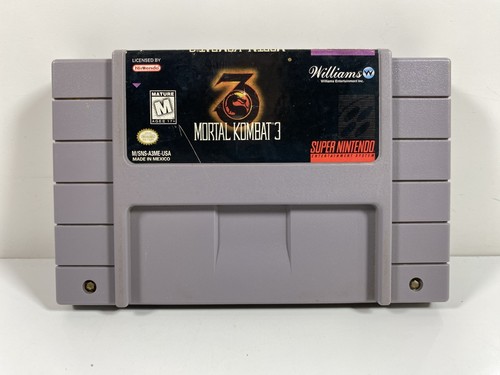 Mortal Kombat 3 (Super Nintendo SNES, 1995) Auténtico y Probado - Imagen 1 de 6