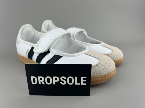 Women's Adidas Samba Jane | Size 5.5 | White / Black | JR1402 - Picture 2 of 6