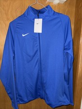 NIKE DRI FIT MENS FULL ZIP BLUE LIGHTWEIGHT JACKET NWT CN9409-493 B73 