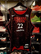 NEW XXL - RARE INDIANA FEVER #22 CAITLIN CLARK STRANGER THINGS REBEL JERSEY NIKE