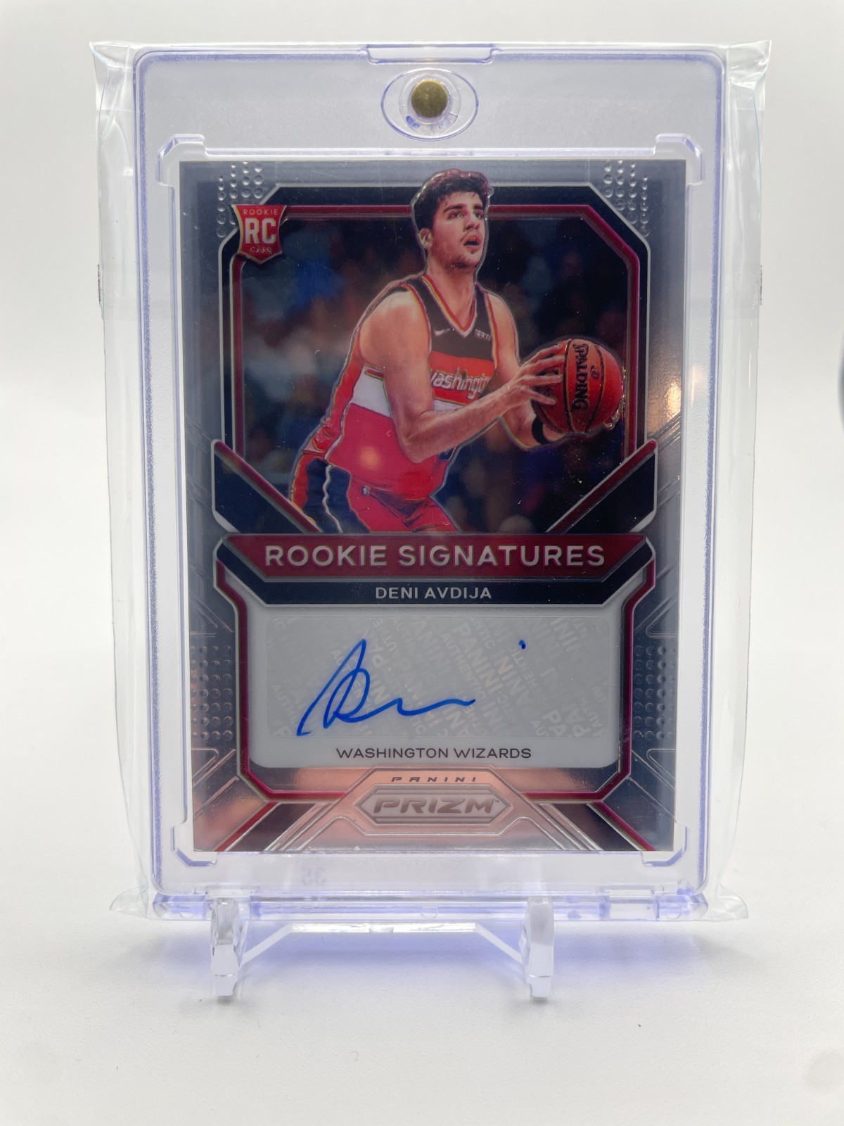 2020-21 Panini Prizm Deni Avdija Rookie Signatures Auto #RS-DAV