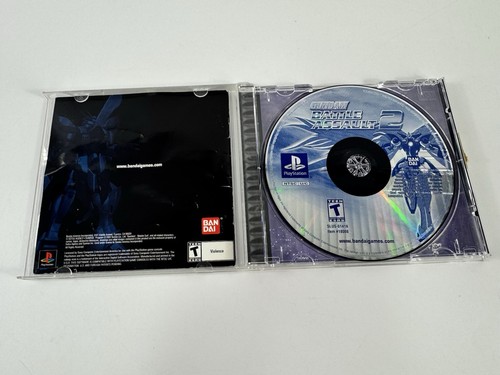 Disco Gundam Battle Assault 2 (Sony PlayStation 1 2002) PS1 etiqueta negra probado - Imagen 4 de 5