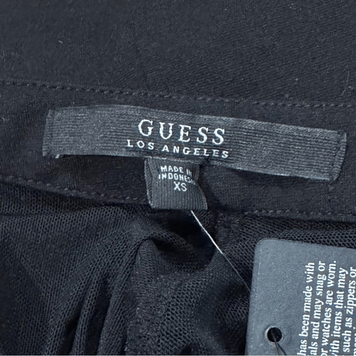 NUOVO pagliaccetto Guess maglia manica lunga nero finto collo donna XS - Foto 5 di 5