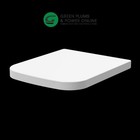 Nuie Ava White Square Wrapover Soft Close Top Fix Toilet Seat NCG499-P
