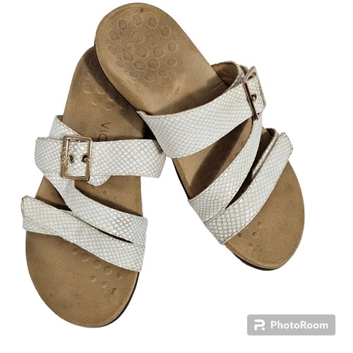 Vionic Skylar Orthotic Strappy Sandals Women's 8 Wide