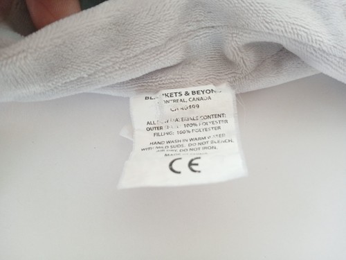 Blankets & Beyond Sloth Knot Corners Security Blanket/Lovey 2017 - Picture 5 of 8