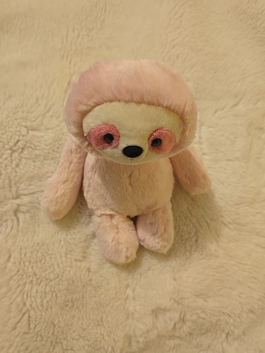 Peluche Aurora Lopsie Lulu Isabella The Sloth Lovey rose envoi rapide - Photo 2 sur 6